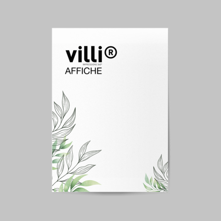 Affichette A3 297x420mm