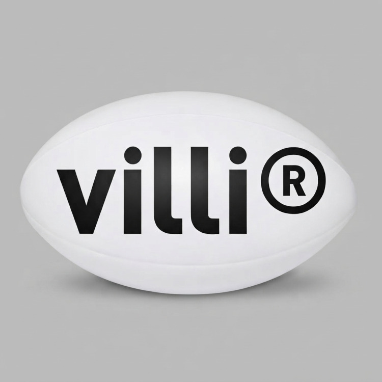 Anti-stress ballon de rugby Blanc