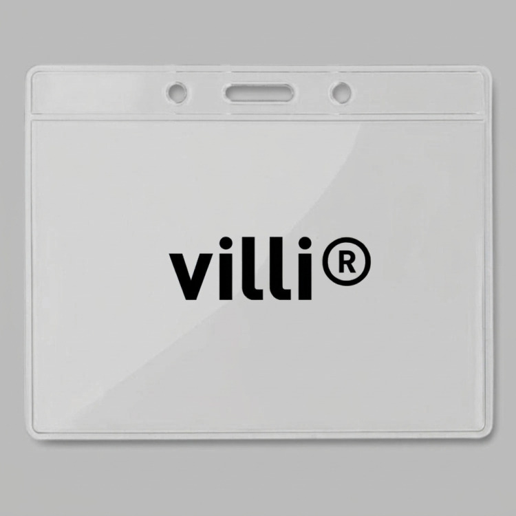 Badge 10x8 cm Transparent