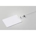 Badge lanyard 120 x 80mm Blanc