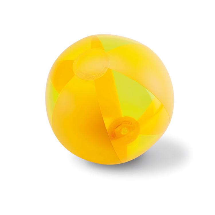 Ballon de plage gonflable Jaune
