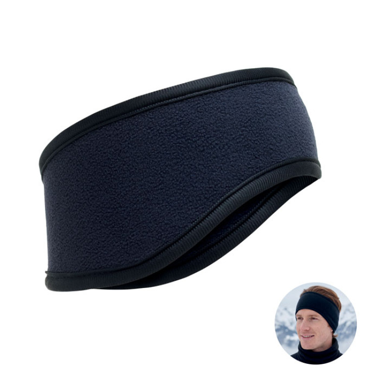 Bandeau en polaire Bleu Marine