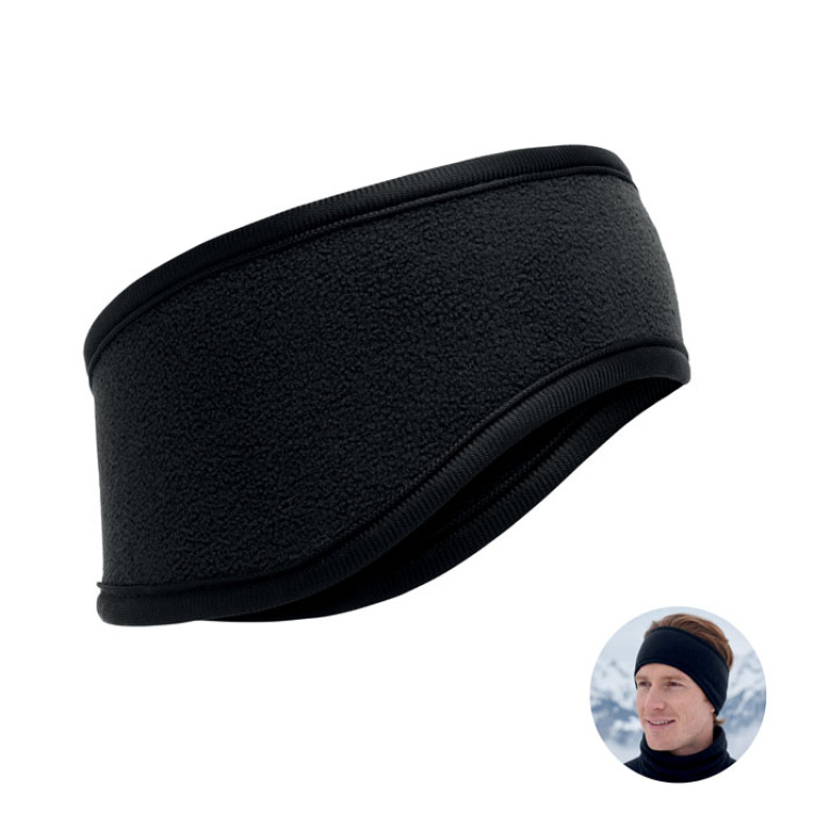 Bandeau en polaire Noir