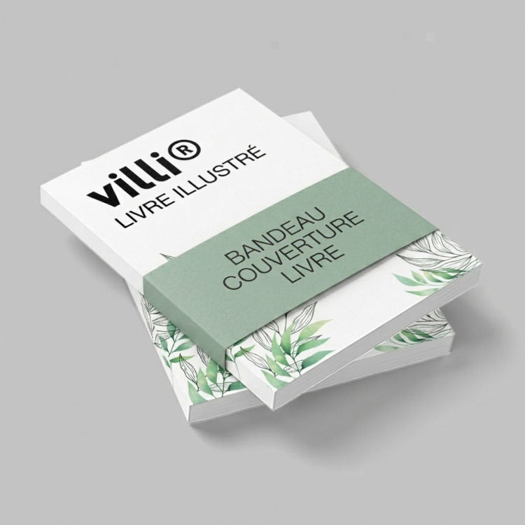 Bandeau papier | Couverture livre