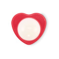 Baume &agrave; l&egrave;vres vegan en coeur Rouge