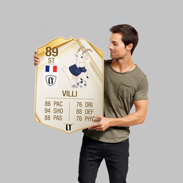Blason sportif géant