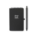 Bloc-notes d&eacute;perlant Noir