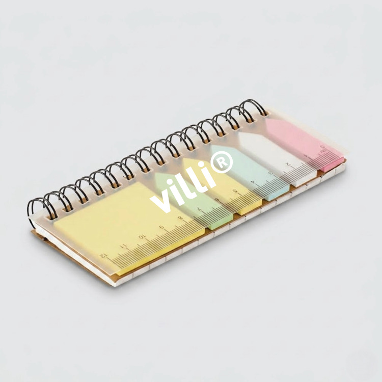 Bloc-notes et marqueurs en PP Beige