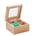 Bo&icirc;te &agrave; th&eacute; en bambou Bois