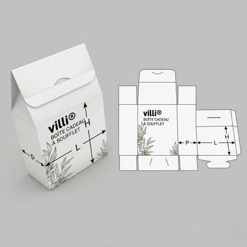 Boîte cadeau à soufflet