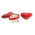 Bo&icirc;te coeur avec bonbons Rouge