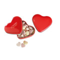 Bo&icirc;te coeur avec bonbons Rouge
