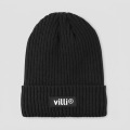 Bonnet tricot&eacute; avec revers Vert Fonc&eacute;