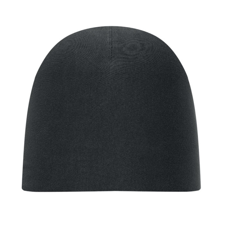 Bonnet unisexe en coton Noir