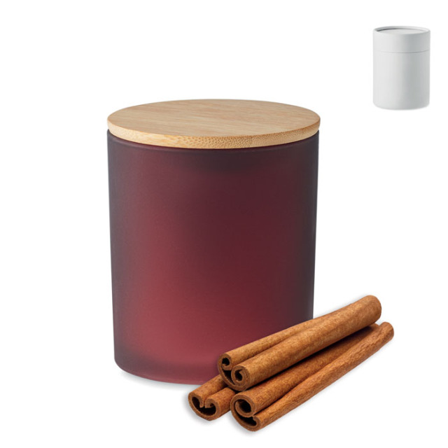 Bougie en cire végétale 200 gr Bordeaux