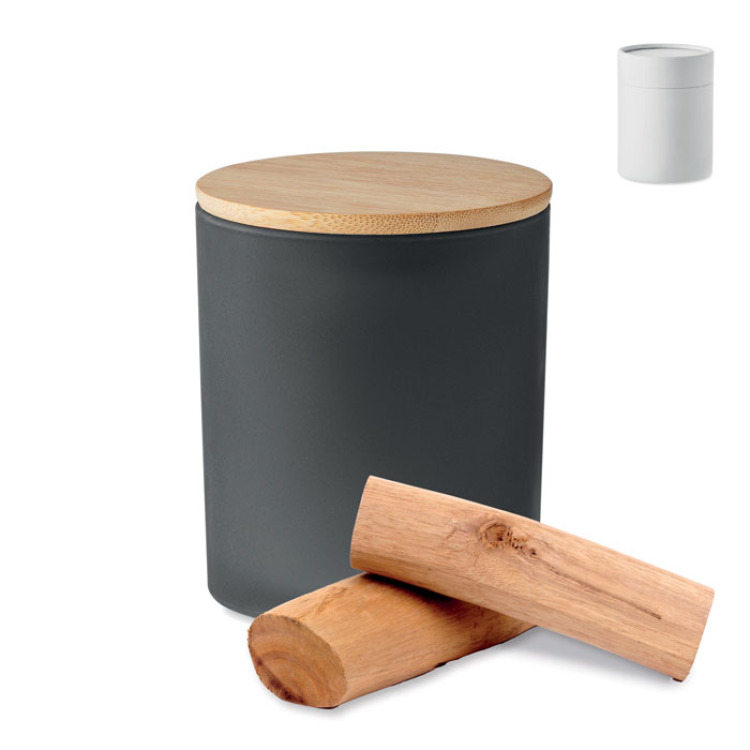 Bougie en cire v&eacute;g&eacute;tale 200 gr Noir