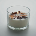 Bougie en cire v&eacute;g&eacute;tale 300 gr Blanc