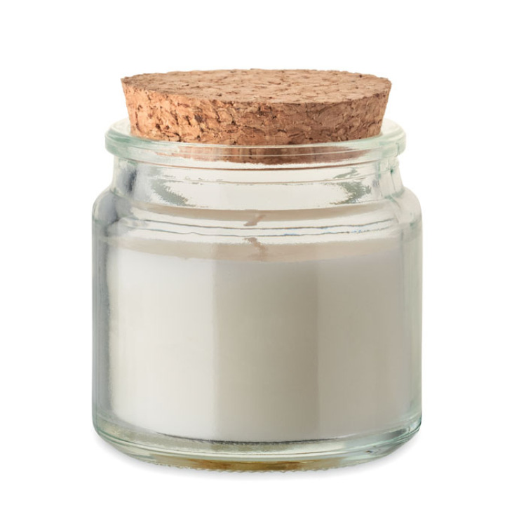Bougie en cire v&eacute;g&eacute;tale 70 gr Beige