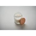 Bougie en cire v&eacute;g&eacute;tale 70 gr Beige