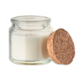 Bougie en cire v&eacute;g&eacute;tale 70 gr Beige