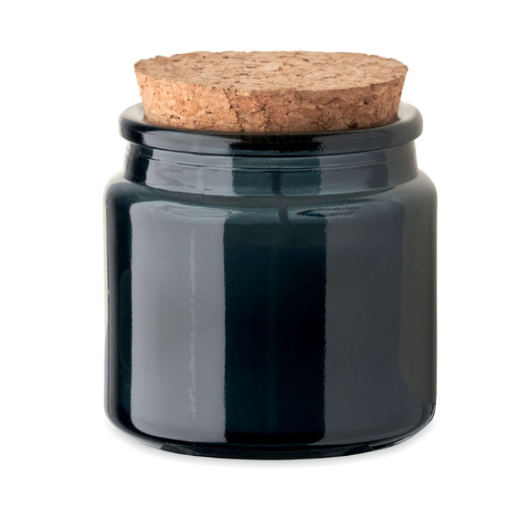 Bougie en cire v&eacute;g&eacute;tale 70 gr Bleu Marine
