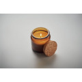 Bougie en cire v&eacute;g&eacute;tale 70 gr Marron