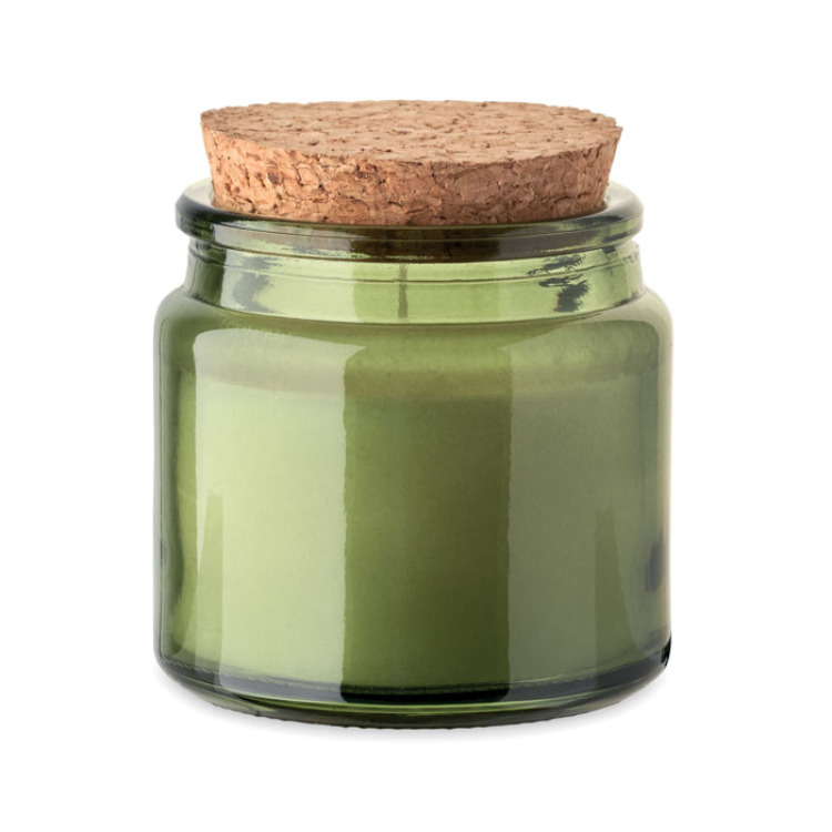 Bougie en cire v&eacute;g&eacute;tale 70 gr Vert