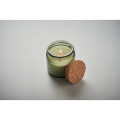 Bougie en cire v&eacute;g&eacute;tale 70 gr Vert