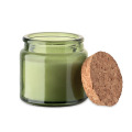 Bougie en cire v&eacute;g&eacute;tale 70 gr Vert