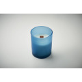 Bougie en cire v&eacute;g&eacute;tale 80 gr Bleu