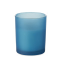 Bougie en cire v&eacute;g&eacute;tale 80 gr Bleu