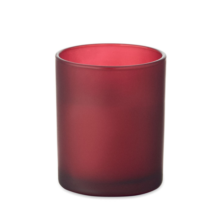 Bougie en cire v&eacute;g&eacute;tale 80 gr Bordeaux