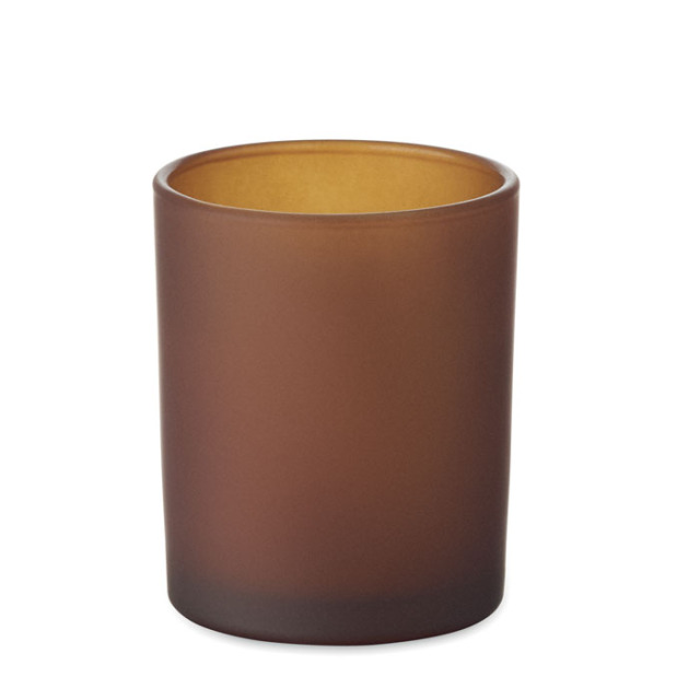Bougie en cire végétale 80 gr Marron