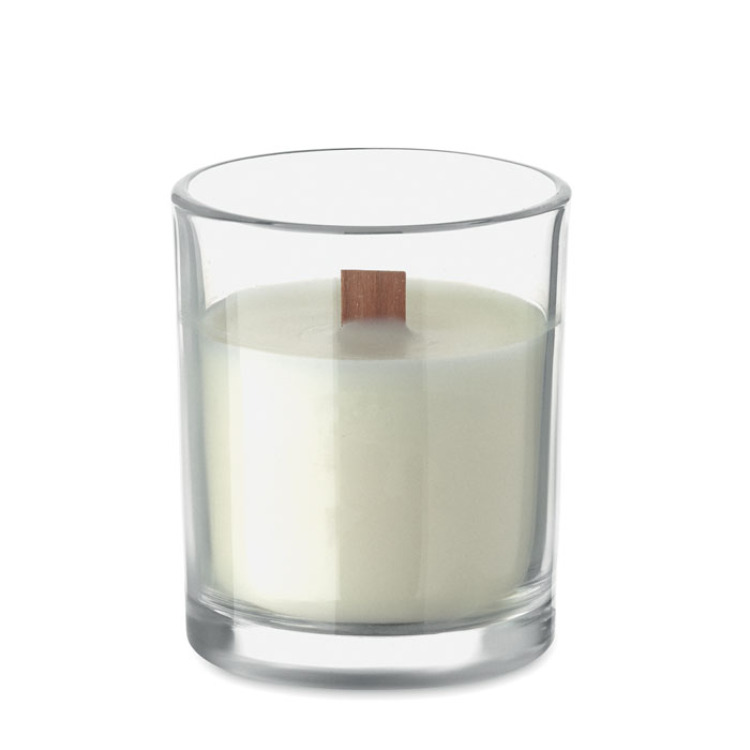 Bougie en cire v&eacute;g&eacute;tale 80 gr Transparent