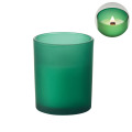 Bougie en cire v&eacute;g&eacute;tale 80 gr Vert