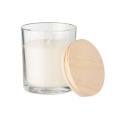 Bougie parfum&eacute;e &agrave; la vanille Transparent