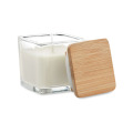 Bougie parfum&eacute;e carr&eacute;e 50gr Blanc