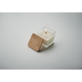 Bougie parfum&eacute;e carr&eacute;e 50gr Blanc