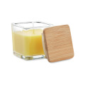 Bougie parfum&eacute;e carr&eacute;e 50gr Jaune
