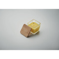 Bougie parfum&eacute;e carr&eacute;e 50gr Jaune