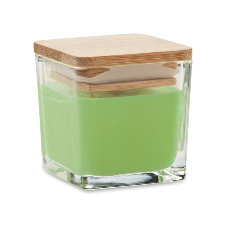Bougie parfum&eacute;e carr&eacute;e 50gr Lime