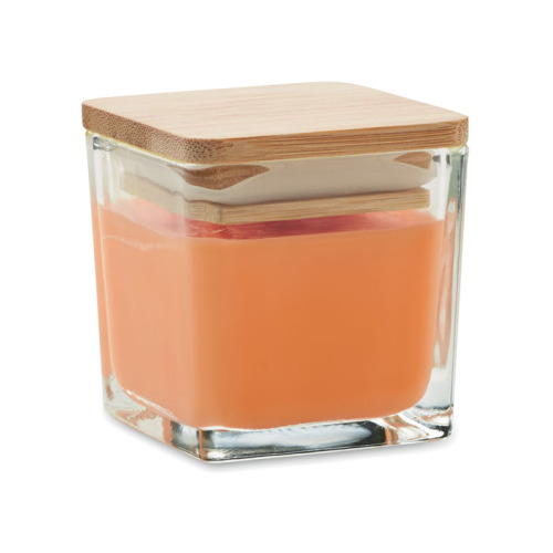 Bougie parfumée carrée 50gr Orange
