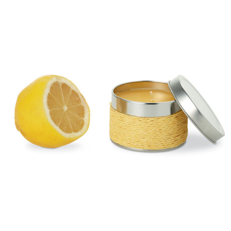Bougie parfum&eacute;e Jaune