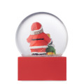 Boule &agrave; neige en verre Rouge