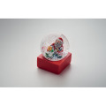Boule &agrave; neige en verre Rouge