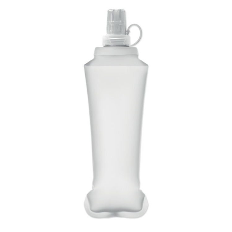 Bouteille d'eau pliable 500ml Blanc Transparent