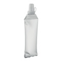 Bouteille d'eau pliable 500ml Blanc Transparent