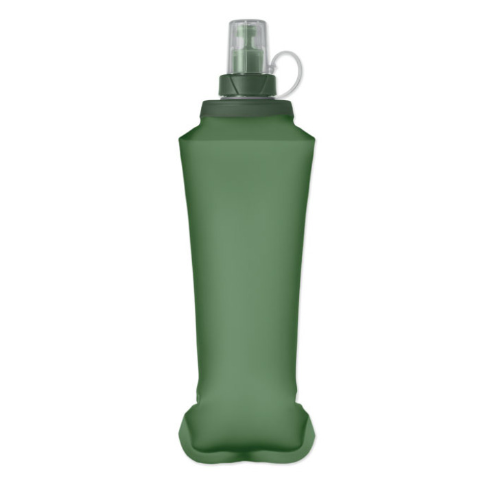 Bouteille deau pliable 500ml Vert