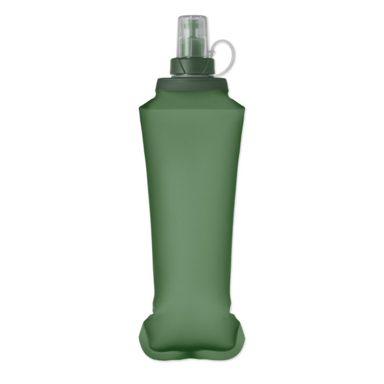 Bouteille d'eau pliable 500ml Vert
