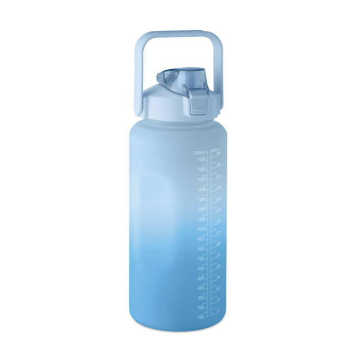 Bouteille deau RPET 2L Bleu Royal